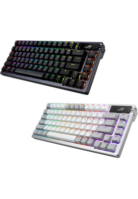 Клавіатура бездротова Asus ROG Azoth RGB WL BT White (90MP031A-BKUA11)