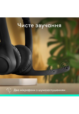 Bluetooth-гарнітура Logitech Zone 300 Wireless Black (981-001407)