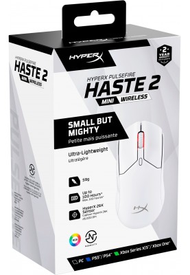 Миша HyperX Pulsefire Haste 2 mini White (7D389AA)