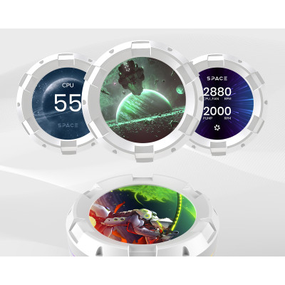 Система водяного охолодження ID-Cooling Space LCD SL360 XE White