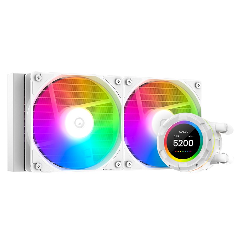 Система водяного охолодження ID-Cooling Space LCD SL240 XE White