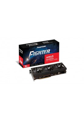 Відеокарта AMD Radeon RX 7900 GRE 16GB GDDR6 Fighter PowerColor (RX 7900GRE-16G-F/OC)