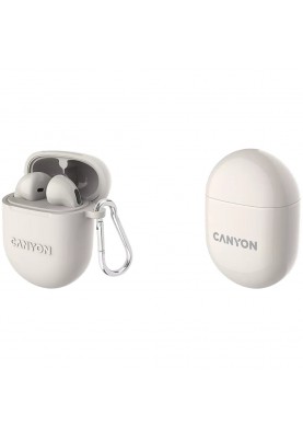 Bluetooth-гарнітура Canyon TWS-6 Beige (CNS-TWS6BE)