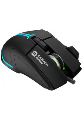 Миша Canyon Fortnax GM-636 RGB USB Black (CND-SGM636B)