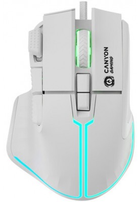 Миша Canyon Fortnax GM-636 RGB USB White (CND-SGM636W)