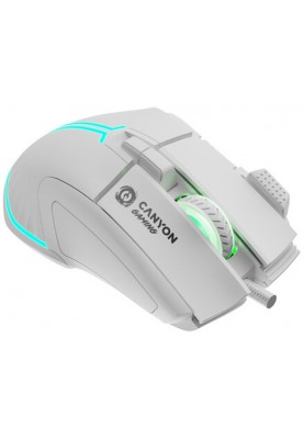 Миша Canyon Fortnax GM-636 RGB USB White (CND-SGM636W)