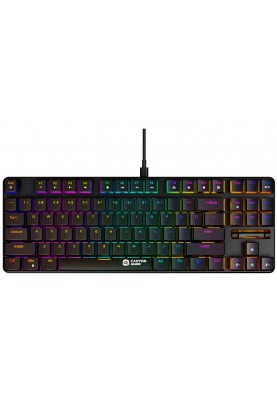 Клавіатура Canyon Cometstrike GK-50 RGB TKL ENG/UKR USB Black (CND-SKB50-US)