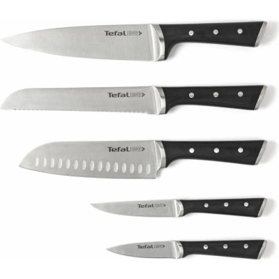 Набір ножів Tefal Ice Force у дерев`яній колоді 5 предметів (K232S574)