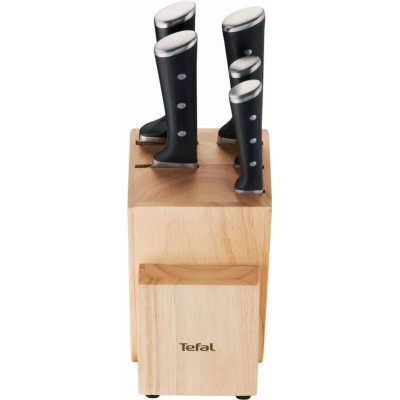 Набір ножів Tefal Ice Force у дерев`яній колоді 5 предметів (K232S574)