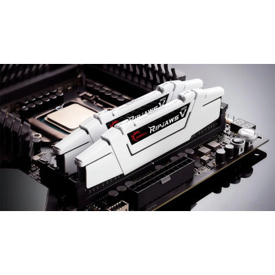 Модуль пам`ятi DDR4 2x16GB/3600 G.Skill Ripjaws V White (F4-3600C18D-32GVW) Модуль пам`ятi DDR4 2x16GB/3600 G.Skill Ripjaws V White (F4-3600C18D-32GVW)