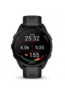 Смарт-годинник Garmin Forerunner 165 Black/Slate Gray (010-02863-A0)