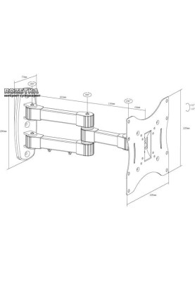 Кронштейн X-Digital Steel SA245 Black (VESA200х200)