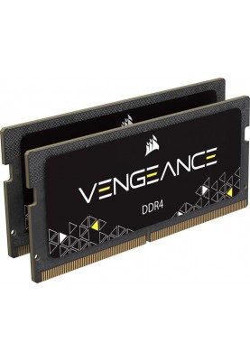 Модуль пам`ятi SO-DIMM 2x16GB/3200 DDR4 Corsair Vengeance Black (CMSX32GX4M2A3200C22)