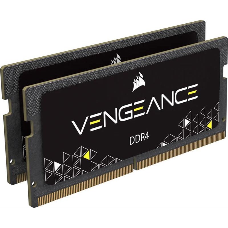 Модуль пам`ятi SO-DIMM 2x16GB/3200 DDR4 Corsair Vengeance Black (CMSX32GX4M2A3200C22)