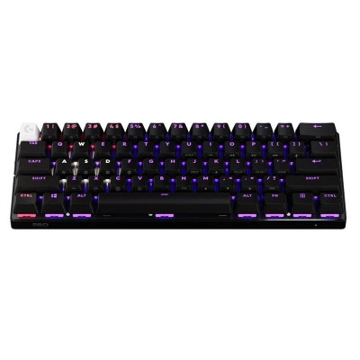 Клавiатура бездротова Logitech G PRO X 60 TKL GX Optical Black Tactile (920-011911)