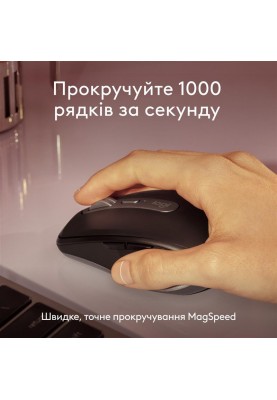 Миша бездротова Logitech MX Anywhere 3S for Mac Space Grey (910-006947)