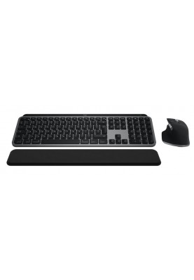 Комплект (клавіатура, миша) бездротовий Logitech MX Keys S Combo for Mac Space Grey (920-012845)