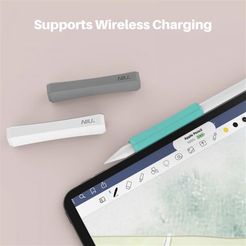 Чохол Goojodoq Capture для стилуса Apple Pencil 3 2 1 Gen 3шт White/Black/Grey (1005004066236161WBG)