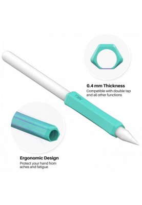 Чохол Goojodoq Capture для стилуса Apple Pencil 3 2 1 Gen 3шт White/Grey/Green (1005004066236161WGG)