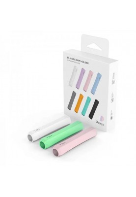 Чохол Goojodoq Capture для стилуса Apple Pencil 3 2 1 Gen 3шт White/Pink/Green (1005004066236161WPG)