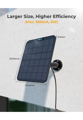 Сонячна панель Reolink Solar Panel 2 Black