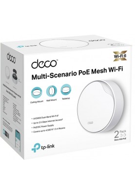 WiFi Mesh система TP-Link Deco X50-PoE (2-pack)