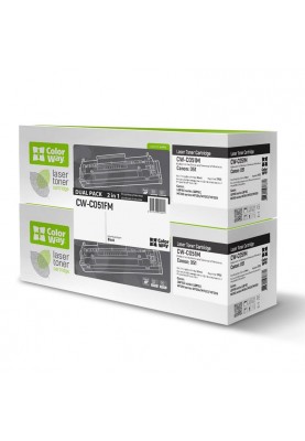 Картридж CW (CW-C051FM) Canon LBP162/MF269/MF267/MF264 Black (Canon 051) Dual Pack