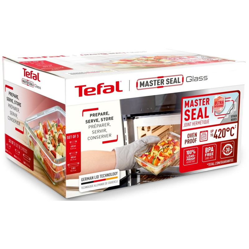 Набір контейнерів Tefal Master Seal 3 шт (N1050910)