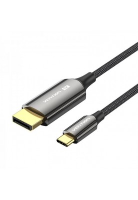 Кабель Vention USB Type-C - DisplayPort (M/M), 0.5 м, Black (CRFBD)