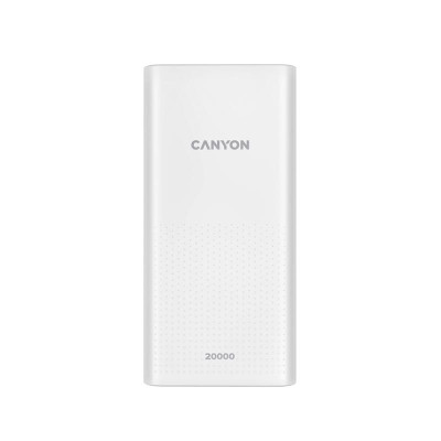 Універсальна мобільна батарея Canyon PB-2001 20000mAh White (CNE-CPB2001W)
