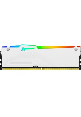 Модуль пам`ятi DDR5 16GB/5200 Kingston Fury Beast White RGB (KF552C36BWEA-16)