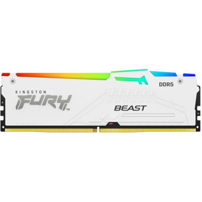 Модуль пам`ятi DDR5 2х16GB/6400 Kingston Fury Beast White (KF564C32BWEK2-32)