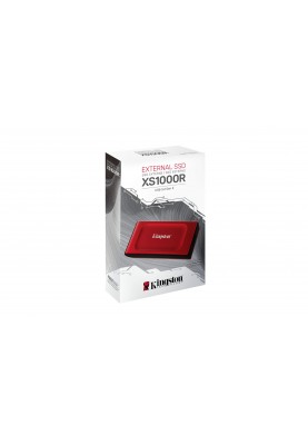 Накопичувач зовнішній SSD Portable USB 1.0ТB Kingston SXS1000 Red (SXS1000R/1000G)