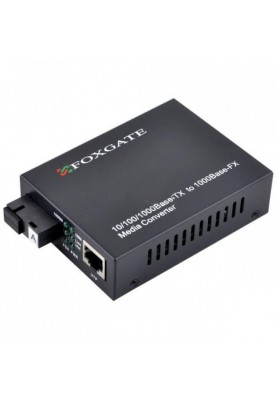 Медіаконвертер FoxGate EC-Q-1G-1SM-1550nm-20