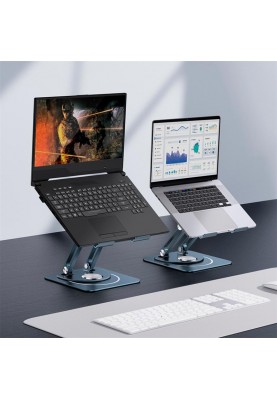 Підставка для ноутбука Baseus UltraStable Pro Series Rotatable and Foldable Laptop Stand (Three-Fold Version) Space Grey (B10059900811-01)