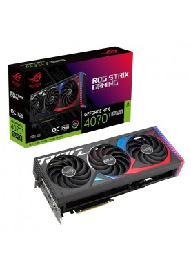 Відеокарта GF RTX 4070 Ti Super 16GB GDDR6X ROG Strix Gaming OC Asus (ROG-STRIX-RTX4070TIS-O16G-GAMING)