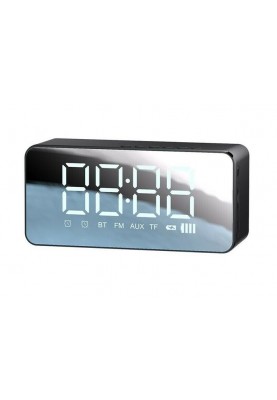 Настільний годинник Usams US-YX007 Multi-functional Alarm Clock Black (YX7LY01)