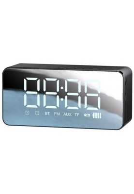 Настільний годинник Usams US-YX007 Multi-functional Alarm Clock Black (YX7LY01)