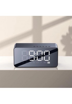 Настільний годинник Usams US-YX007 Multi-functional Alarm Clock Black (YX7LY01)