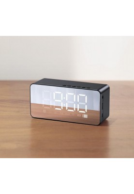 Настільний годинник Usams US-YX007 Multi-functional Alarm Clock Black (YX7LY01)