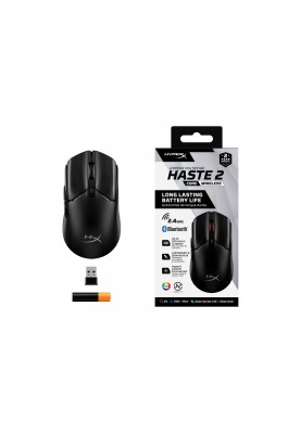 Миша бездротова HyperX Pulsefire Haste 2 Core Wireless Black (8R2E6AA)