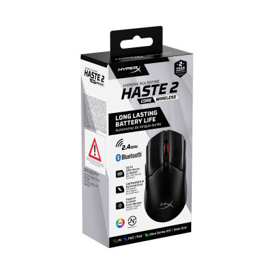 Миша бездротова HyperX Pulsefire Haste 2 Core Wireless Black (8R2E6AA) Миша бездротова HyperX Pulsefire Haste 2 Core Wireless Black (8R2E6AA)