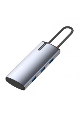 Док-станція ColorWay USB-C 5-в-1 Type C PD 100W/USB3.0х3/HDMI 4К (CW-HUB01)