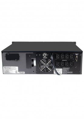 Джерело безперебійного живлення Powercom KIN-2200AP RM, 1760 Вт, 8хIEC, AVR, LCD (10700134)