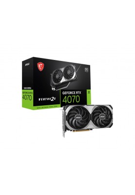 Відеокарта GF RTX 4070 12GB GDDR6 Ventus 2X E1 OC MSI (GeForce RTX 4070 VENTUS 2X E1 12G OC)