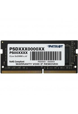 Модуль пам`яті SO-DIMM 8GB/3200 DDR4 Patriot (PSD48G32002S)