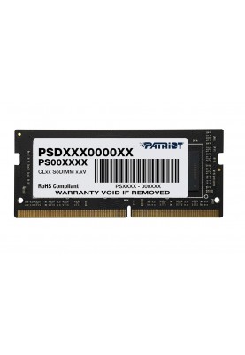 Модуль пам`яті SO-DIMM 8GB/2666 DDR4 Patriot (PSD48G26662S)