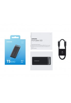 Накопичувач зовнівній SSD 2.5" USB 4.0TB Samsung T5 EVO (MU-PH4T0S/EU)