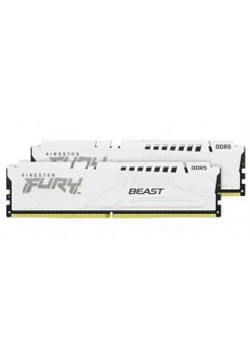 Модуль пам`ятi DDR5 2х16GB/5600 Kingston Fury Beast White (KF556C36BWEK2-32)