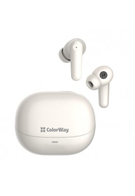 Bluetooth-гарнітура СolorWay Slim TWS-1 Earbuds Long Life Beige (CW-TWS1BE)